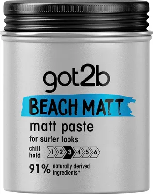Imagen del producto de Schwarzkopf Got2b Beach Matt Paste Surfer Look 100ml