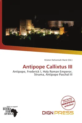 Produktbild von Antipapst Kallikst III