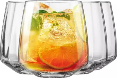 Obrázek produktu pro KROSNO Celebration Sklenice na vodu, Sada 4, 400 ml, Rukodělný