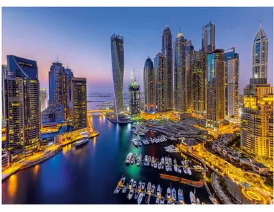 Image de Puzzle ville de dubai au crepuscule 1000 pieces - collection pays - clementoni - 39381