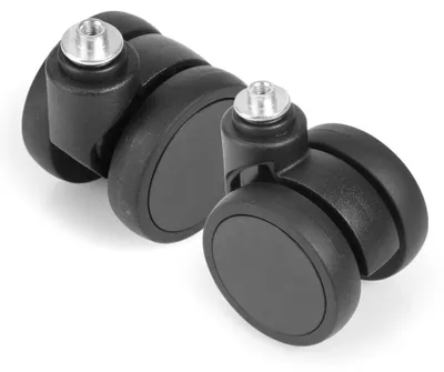 Ersatzräder 50 mm für Koffer, schwarz, 2er-Set