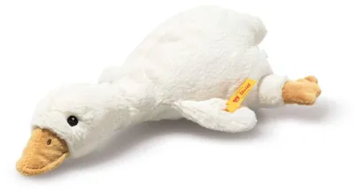 Produktbild von Steiff Kuscheltier mit Rassel Gilda Gans Weiß (21cm)