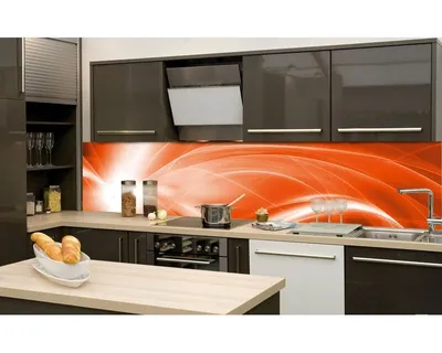 Obrázek produktu pro Dimex fototapety do kuchyně, samolepicí - Oranžová abstrakce 60 x 260 cm