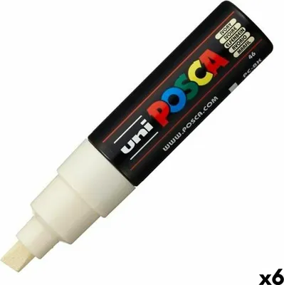 Obrázek produktu pro Plstěná pera POSCA PC-8K slonová kost 6 kusů