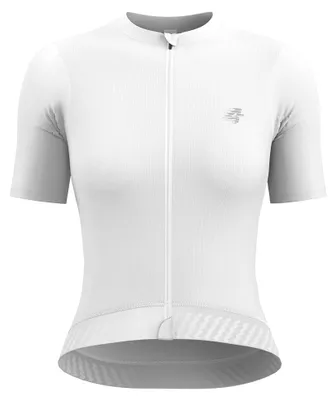 Obrázek produktu pro Dámské cyklistické tričko - krátký rukáv, rychleschnoucí - bílé