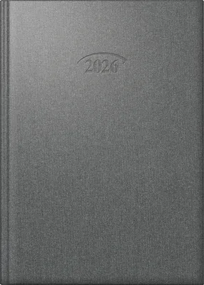 Produktbild von 2026 Brunnen Buchkalender 765 A5 stratossilber