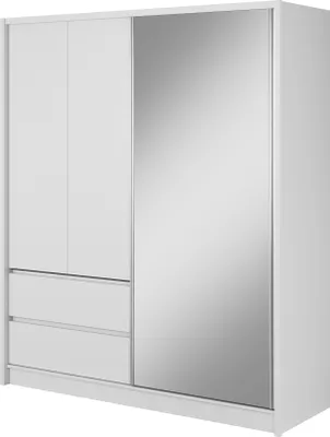 Produktbild von MINIO Kleiderschränk SARA 180 cm Weiß