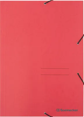 Obrázek produktu pro Soennecken Eckspanner 1472 DIN A4 3Klappen und Gummizug rot