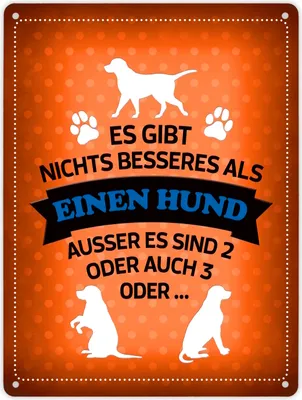 Produktbild von Metallschild XL mit Spruch: Es gibt nichts besseres als ... Schild Blechschild