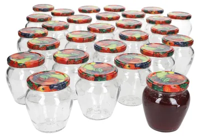 Produktbild von 75er Set Marmeladengläser 212ml Deckel Obst Twist-Off TO 63 Einmachgläser Antipasti Konfitüre
