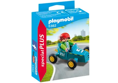 Produktbild von PLAYMOBIL SpecialPlus Junge mit Kart, 4 Jahr(e), Mehrfarbig, Kunststoff
