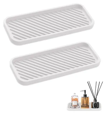 Silikon-Schwammhalter 2er-Set, 23 x 9 cm, für Spüle
