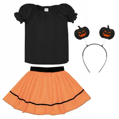 Produktbild von Kinder Kürbis Kostüm für Halloween Verkleidung