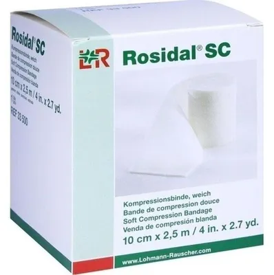 Produktbild von ROSIDAL SC Kompressionsbinde weich 10 cmx2,5 m