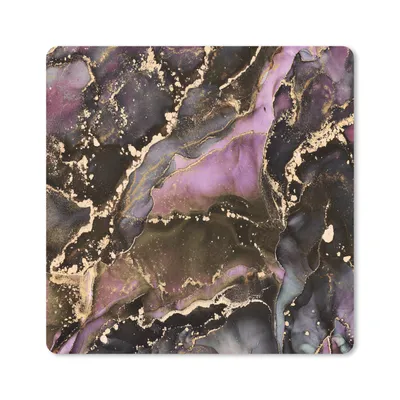 Produktbild von MuchoWow® Mauspad Mousepad Marmor - Gold - Stein - Abstrakt 30x30 cm - Mousepads - Maus Mat - Pad - Mausunterlage - Gaming