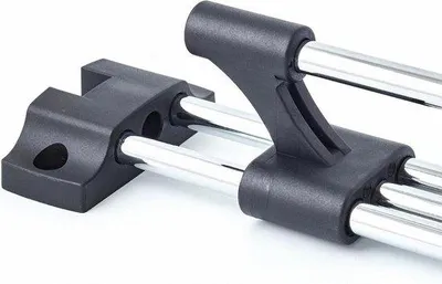 Produktbild von Famanu Kleiderhängerhalter 40 cm - Hosenhalter für Kleiderstange