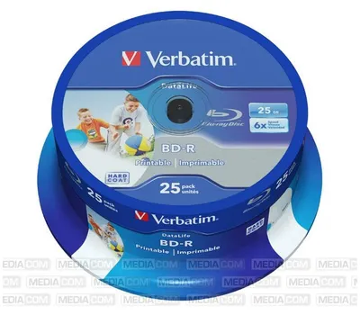 Produktbild von VERBATIM 43811 Datalife BD-R SL 25GB Rohling