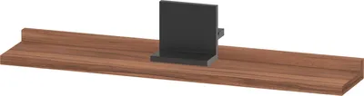 Image de Tablette Duravit Sivida, support noir diamant mat, 600x115x35mm, SV74310BD790000