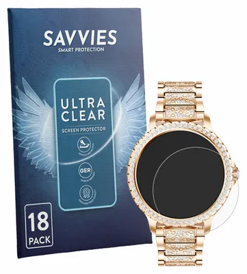 Produktbild von 18x Für fitonyo Smartwatch 1.32" Schutzfolie Savvies Displayschutz Display Schutz Folie Klar Transparent