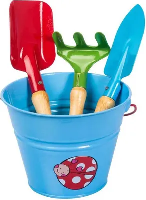 Image de Stocker Kit de jardinage Avec Seau Et Outils Pour Les Enfants Transparent Transparent One Size
