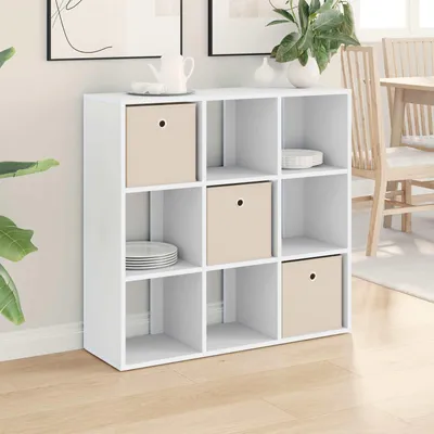 Produktbild von vidaXL Sideboard mit Schubladen Weiß 88,5 x 29 x 84,5 cm