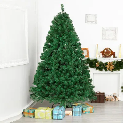 Image de Jayseuw 180cm Arbre de Noël artificiel, Sapin avec support métallique, Arbre de Noël 650 pointes aiguilles PVC, Arbre artificiel Noël système de pliage vert