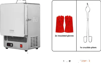 Zdjęcie produktu dla Elektryczny piec do topienia, moc 1500 W, maksymalna temperatura 1200°C, 1500 W