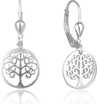 Produktbild von Fashion silver earrings tree of life AGUC2710