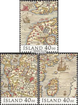 Produktbild von Briefmarken Island 1990 Mi 733-735 (kompl.Ausg.) postfrisch NORDIA