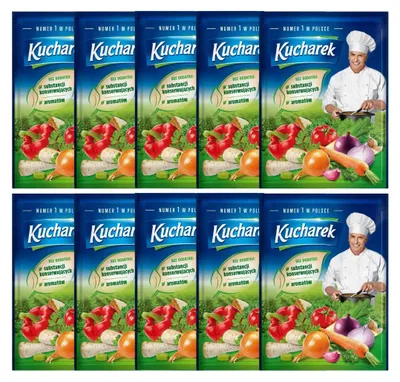 Produktbild von Kucharek Gewürzmischung 10x 75g - Würzmischung Gemüse - Universal Gewürzsalz