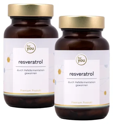 Produktbild von for you resveratrol Doppelpack