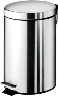Produktbild von Runder Abfalleimer aus Edelstahl, 3 Liter