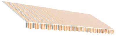 Produktbild von vidaXL Markisenbespannung Mehrfarbig Gestreift 4,5x3,5 m