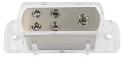 Zdjęcie produktu dla Rozgałęźnik audio do samochodu, 4-drożne złącze uziemiające audio, rozgałęźnik linii 4GA8GA