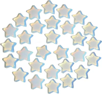 Produktbild von Sternkristall Set Opal Edelsteine 20 Stück Meditation Dekoration Glückssteine