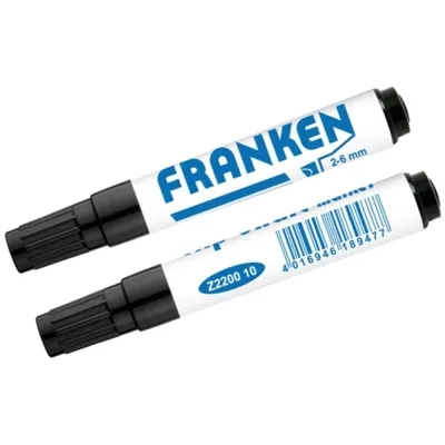 Produktbild von FRANKEN Flipchart Marker Strichstärke: 2-6 mm schwarz
