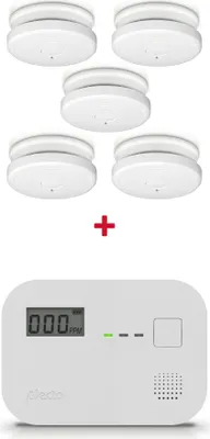 Produktbild von Alecto SA20 5x - Rauchmelder, 5er-Pack