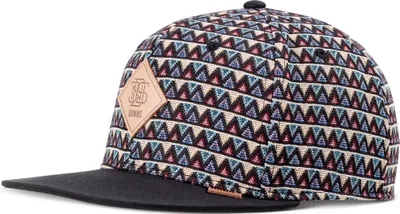Produktbild von Djinns 6 Panel Snapback Cap Colour Triangle Black