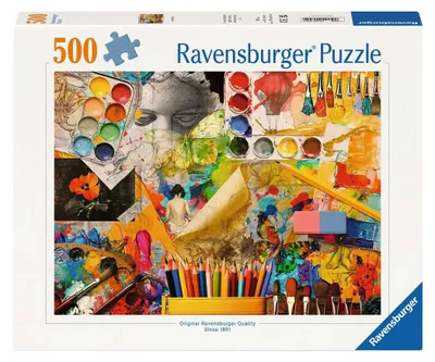 Produktbild von Erwachsenenpuzzle 500 Teile - Künstleratelier
