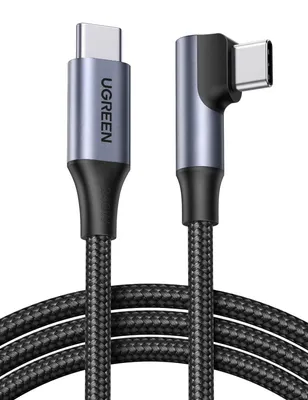 Produktbild von UGREEN USB C Kabel 240W mit Winkelstecker und PD 3.1 Ladekabel USB-C – 6.6