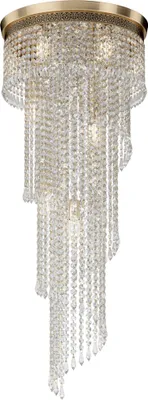 Produktbild von Maytoni Cascade Kronleuchter DIA522-CL-12-G 12xE14, Gold Antik, aus Metall, exkl. Leuchtmittel