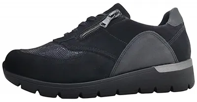 Produktbild von Waldläufer K Damenschuhe - bequeme Schnür- Halbschuhe schwarz Freizeit NEU
