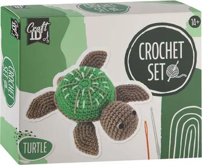 Image de Kit de crochet Tortue - aiguille et fil inclus