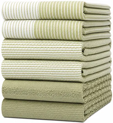 Productafbeelding van Bumble keukenhanddoeken - vaatdoeken - katoen - set van 6 - X