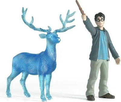 Produktbild von Figuren Harry Potter und sein Patronus, Schleich 42680, Spielzeug für Kinder ab 6 Jahren