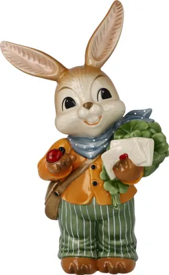 Produktbild von Goebel Figur Hase - Mit guten Wünschen, Ostern, Steingut, Bunt, 24 cm, 66845641