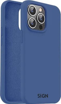 Image de Coque en silicone liquide pour iPhone 15 Pro - Bleu