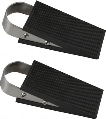 Produktbild von 2x Türstopper Türkeil Gummikeil Türschutz Türpuffer Türhalter Rutschfest Keil