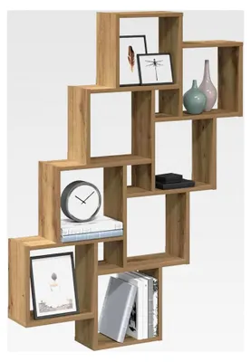 Produktbild von Würfelregal Artisan-Eiche 90x15x119,5 cm Holzwerkstoff