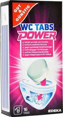Zdjęcie produktu dla GUT&GÜNSTIG 5663586009 GUT&GÜNSTIG WC-Tabs frisch, 16 St.